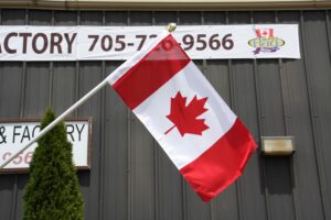 4' flagpole kit with flag
