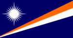 Marshall Islands mini flag