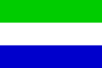 Sierra Leone mini flag