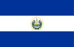El Salvador Miniature Flag