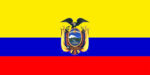 Ecuador Miniature Flag