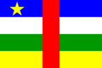 Central African Republic Miniature Flag