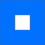 "P" apa Signal Flag