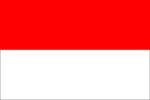 Indonesia mini flag