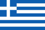 Greece mini flag