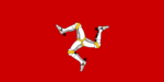 Isle of Man mini flag