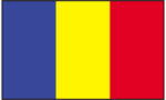 Romania mini flag