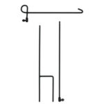 Garden Banner Stand - Black
