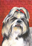 12"x18" Shih Tzu Garden banner