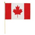 12" x 18" Canada Hand Held Fabric Flag