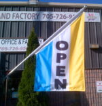 28" x 48" OPEN Banner - Double Sided