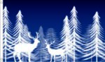3' x 5' Deer Silhouette Flag Outdoor Knitted Polyester