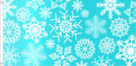Snow Flakes on Blue Background