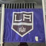 12"x18" LA KIngs Car Flag