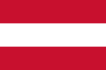 54"x108" Sewn Nylon Austria Flag