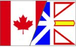 12"x18" Canada/Newfoundland Friendship Car Window Flag