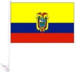 Ecuador Car Window Flag