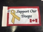 Support Our Troops Heavy Duty Antenna/Motorcycle Flag