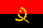 Angola Miniature Flag