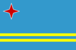 Aruba Miniature Flag