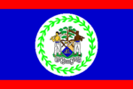 Belize Miniature Flag