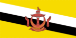 Brunei Miniature Flag
