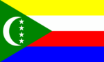 Comoros Miniature Flag