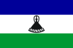Lesotho mini flag