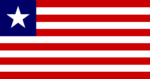 Liberia mini flag