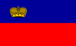 Liechtenstein mini flag