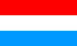 Luxembourg mini flag
