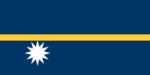 Nauru mini flag