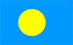 Palau mini flag