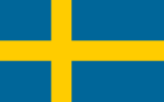 Sweden mini flag