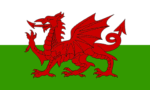 Wales mini flag