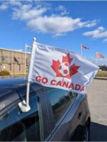 12"x18" Go Canada Car Window Flags